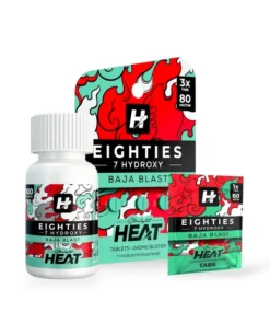 Straight Heat Eighties 7-Hydroxy Chewable Tablets Baja Blast 80mg Per Tablet