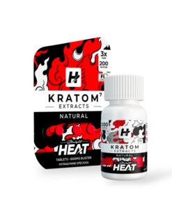 Straight Heat Eighties Kratom Extract Chewable Tablets Natural 200mg Per Tablet