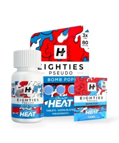Straight Heat Eighties Pseudo Chewable Tablets Bomb Pop 80mg Per Tablet