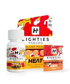 Straight Heat Eighties Pseudo Chewable Tablets Island Mango 80mg Per Tablet